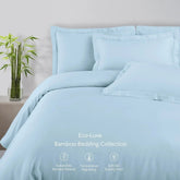 Malako Eco - Luxe: Premium Bamboo Bedding Collection (Sky Blue) - MALAKO
